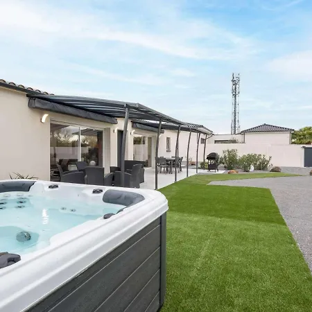 T4 Climatisee Avec Jardin, Jacuzzi Et Free Wifi A 600 M De La - Fr-1-423-234 * アグド
